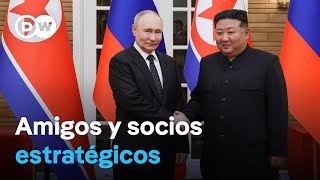 Corea del Norte y Rusia firman acuerdo de defensa mutua [upl. by Sauncho]