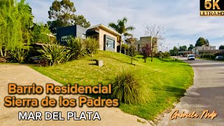 BARRIO RESIDENCIAL de SIERRAS DE LOS PADRES 🌳 Mar del Plata 🧡 20 de Septiembre 2024 🇦🇷 5K [upl. by Sonitnatsnok326]