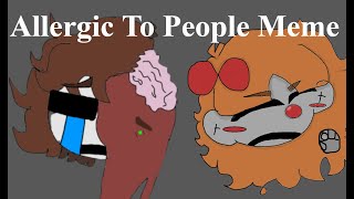 Allergic To People Meme  TW Flashing Lights  FNaF Gacha x Art [upl. by Sid]