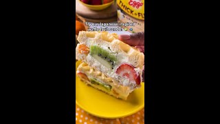 Japanese Fruit Sando with Eggo Waffles [upl. by Procter]