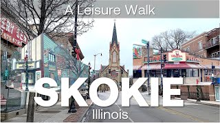 Exploring Festive Downtown Skokie A Charming Christmas Stroll in the Historic Village near Chicago [upl. by Marden]