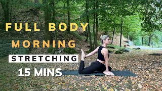 DAILY FULL BODY STRETCHING  15 MIN [upl. by Syl]