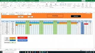 Urlaubsplaner und statistik mit Excel [upl. by Eulau762]