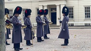 Band of the Coldstream Guards and Nijmegen Company Grenadier Guards march to Buckingham Palace [upl. by Jacqueline]