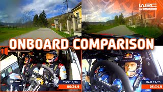 FULL ONBOARD  SS13 Ogier vs Tänak  WRC Croatia Rally 2023 [upl. by Ynamad293]