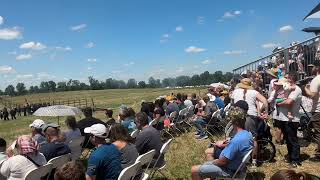 Battle of Gettysburg Reenactment 2024  Part 4 Union Artillery Barrage Intensifies [upl. by Weksler]