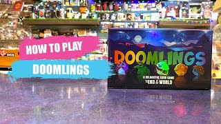 How to Play Doomlings  Board Game Rules amp Instructions [upl. by Beaulieu]