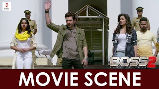 Boss 2  Movie Scene  Jeet Shubhashree Nusraat Faria  Baba Yadav [upl. by Diao46]