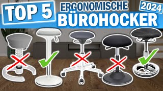 TOP 5 ERGONOMISCHE BÜROHOCKER  Test amp Vergleich 2024 [upl. by Sairtemed523]