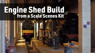 Scale Scenes North Light Engine Shed Build [upl. by Sada]