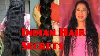 INDIAN HAIR GROWTH SECRETS Night Routine How to grow Long Hair Fast Tutorial [upl. by Ttayw]