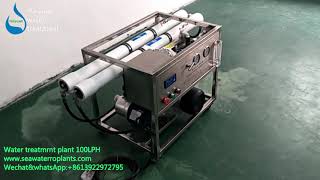 Portable seawater desalination machine 2TPD [upl. by Aiciled296]