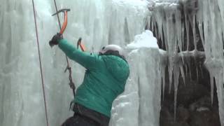 Reporters first ice climbing experience [upl. by Mikah8]