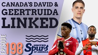 DAVID amp GEERTRUIDA LINKS  REACTING TO TOTTENHAM HOTSPUR 2425 AWAY KIT  RANDOM RUMOURS  EP198 [upl. by Ayotal]