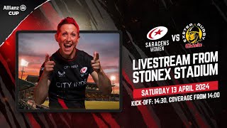 Allianz Cup Live  Saracens Women vs Exeter Chiefs Women [upl. by Nnaid]