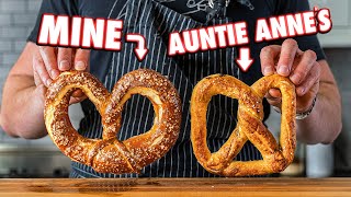 Making Auntie Annes Pretzels At Home  But Better [upl. by Amo]