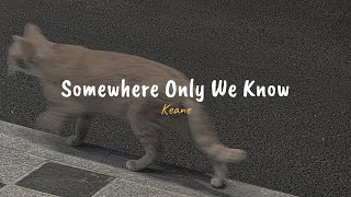 Keane  Somewhere Only We Know speed up reverb  lyrics [upl. by Arised749]