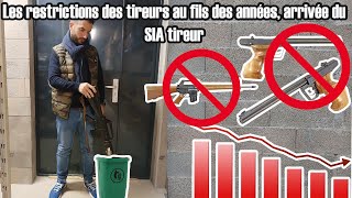 Les restrictions des tireurs au fil des années arrivée du SIA tireur [upl. by Aicillyhp41]