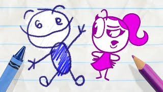 Nib And Tuck  Pencilmation  Animation  Cartoons  Pencilmation [upl. by Busch257]