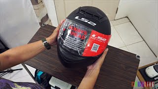 LS2 HELMET FF352 ROOKIE matt black  Good Looking Cheap Helmet [upl. by Nielsen]