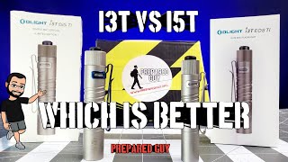 Which is better Olight I3T VS I5T [upl. by Lundberg]