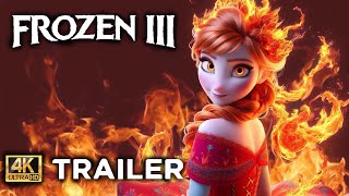 FROZEN 3 2024 Anna with fire  Offcial Trailer  Disney Animation 4K FIRST LOOK Trailer Concept [upl. by Enamrahc578]