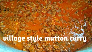 Village Style Mutton Curry  Mutton Curry In Village Style  ఆంధ్ర స్టైల్ మటన్ కర్రీ [upl. by Mosa778]