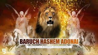 Baruch Hashem Adonai  Prophetic Warfare Prayer Instrumental [upl. by Sherfield22]