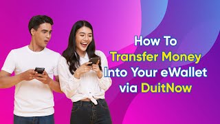 How To Transfer Money Into Your eWallet via DuitNow [upl. by Nyrret671]