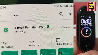 M4 Smart Band Fitpro App Download From Playstore Google And Time Setting How to Connect [upl. by Elroy]