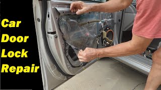 Car Door Lock Actuator RepairReplacement8  Complete Instructions  Toyota Lexus amp Others [upl. by Ravert]