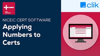 Applying Numbers to Certs  NICEIC Cert Software [upl. by Lynch195]