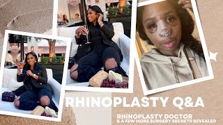 Rhinoplasty QampA and Review RHINOPLASTY DOCTOR REVEALED ADVICE ABOUT INTERNATIONAL PLASTIC SURGERY [upl. by Redliw962]