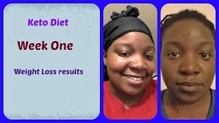 Week One  Low Carb  Keto diet  Results [upl. by Ripleigh]