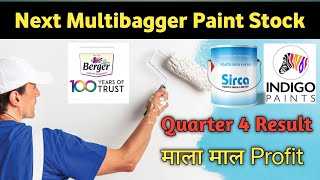 Best Stock for Long term Investment Portfolio  Berger Paints Indigo Paints Q4 Result Analsis [upl. by Reel]