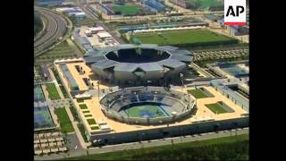 EDIT Aerials of competition venues and Beijing landmarks [upl. by Hadsall21]