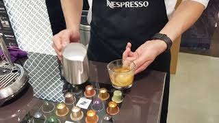 Nespresso Creatista Plus頂級咖啡機拉花製作2 [upl. by Ramsay]