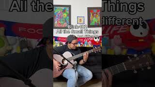 Blink 182 all the small things acoustic guitar [upl. by Aivatco]