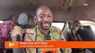 ENUGU STATE LOCAL GOVERNMENT ELECTION SECTION OF RESIDENTS EXPRESS READINESS TO VOTE [upl. by Nemracledairam]