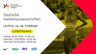 LeichtathletikHallenDM 2024 Leipzig  Livestream  Freitag [upl. by Anigroeg]