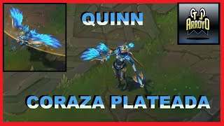 🏹💂‍♀️🦅QUINN CORAZA de PLATA skin lol ESPAÑOL interacciones WARDEN QUINN league of legends🦅💂‍♀️🏹 [upl. by Sinnelg620]