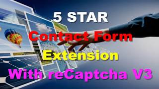 NEW  5 Star Contact Form with reCaptcha V3 for Mobirise sites  Invisible reCaptcha [upl. by Renner]