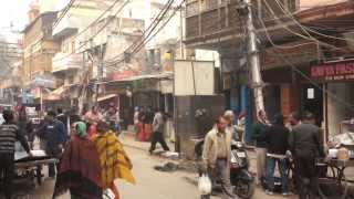 Old Delhi  Sitaram Bazar Road  January 2014 [upl. by Pepito]