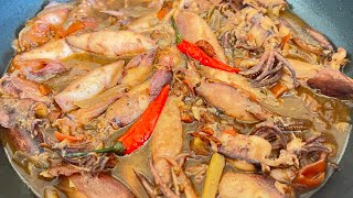 Adobong Pusit Panlasang Pinoyadobong pusit recipeseafood recipe [upl. by Aeret]