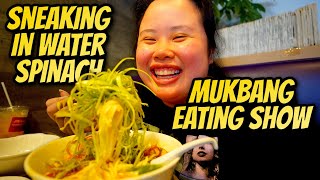 Vietnamese Spicy Beef Noodles Bún Bò Huế  Egg Rolls  More Viet Dishes 먹방 Eating Show OMG [upl. by Laurentium]