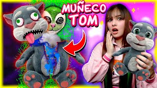 🚫 ABRO MUÑECO TALKING TOM ATERRADOR 🔪😱 Le quite la cara y el cuerpo y es HORRIBLE 😭 [upl. by Teddy]