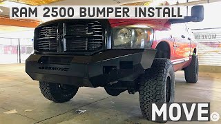 Install a MOVE Bumper on a Dodge RAM 2500 [upl. by Annadal435]