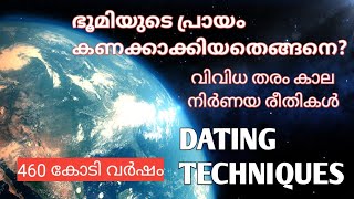 ഫോസിലുകളുടെ പഴക്കം കണക്കാക്കുന്നതെങ്ങനെDating techniques in Geology and ArchaeologyHistoryofearth [upl. by Telrahc]