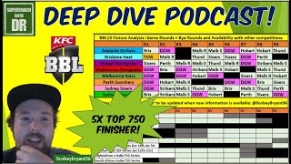 BBL Supercoach Deep Dive Podcast [upl. by Etiragram]