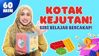 Kotak Kejutan Sambil Belajar Bercakap Bersama KakTisha Bunyi Haiwan NomborWarna Objek Kata Kerja [upl. by Kutzenco605]